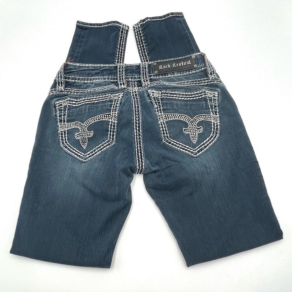 Rock Revival Jeans exclusive for Buckle AIDA skinny women's jeans size 27